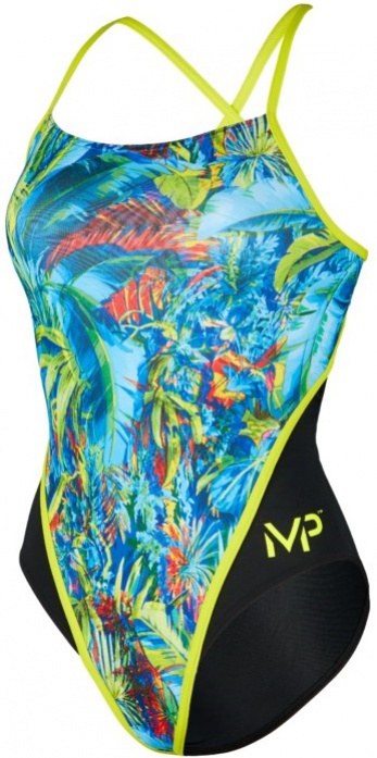 Dámske plavky Michael Phelps Oasis Racing Back Multicolor/Black