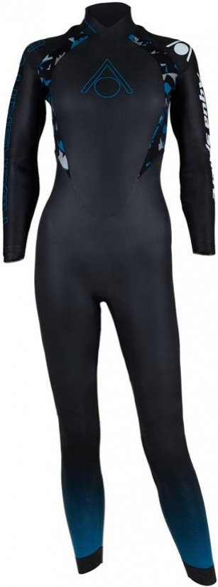 Dámsky plavecký neoprén Aqua Sphere Aquaskin Fullsuit V3 Women Black/Blue