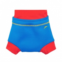 Dojčenské plavky Speedo Swimnappy Cover Blue/Red