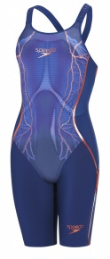 Dámske plavky na súťaže Speedo Fastskin LZR Racer X Closedback Kneeskin Blue Dámske plavky na súťaže Speedo Fastskin LZR Racer X Closedback Kneeskin Blue