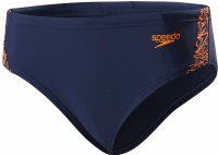 Chlapčenské plavky Speedo Boom Splice 6.5cm Brief Boy Navy/Fluo Orange