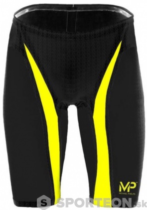 Pánske plavky na súťaže Michael Phelps XPRESSO Jammer Black/Yellow