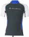 Pánske tričko Aqua Sphere Blaze Rash Guard Dark Grey/White