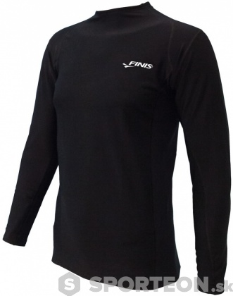 Tričko Finis Thermal Swim Shirt Youth Black