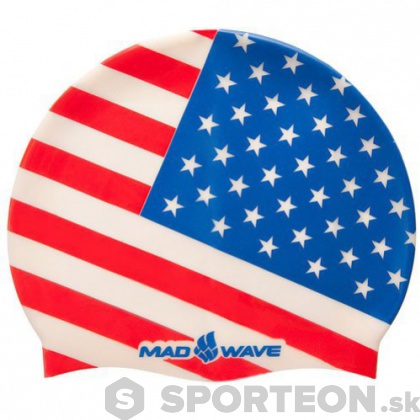 Plavecká čiapka Mad Wave USA Swim Cap