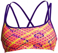 Dámske plavky Funkita Best Cellar Criss Cross Sports Top Dámske plavky Funkita Best Cellar Criss Cross Sports Top