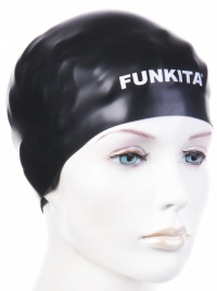Funkita Still Black Swimming Cap