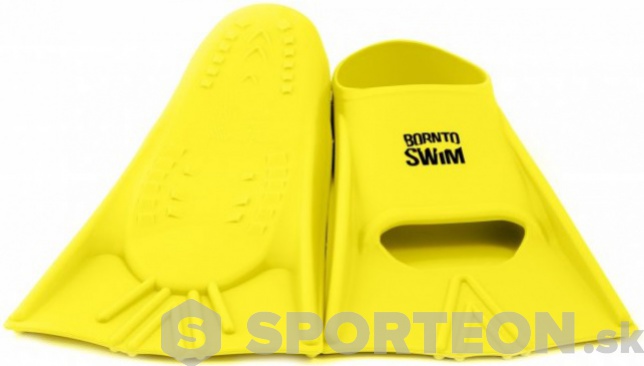 Plavecké plutvy BornToSwim Junior Short Fins Yellow