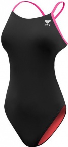 Tyr Solid Cutoutfit Black/Pink