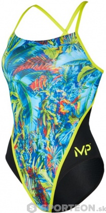 Dámske plavky Michael Phelps Oasis Racing Back Multicolor/Black
