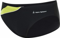 Pánske plavky Aqua Sphere Eliott Repreve Slip Black/Bright Green