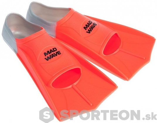 Plavecké plutvy Mad Wave Short Training Fins Orange