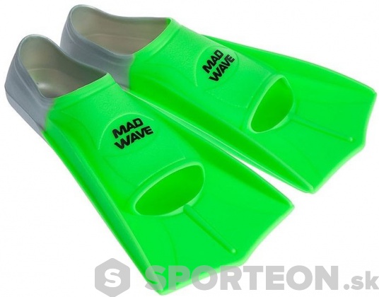 Plavecké plutvy Mad Wave Short Training Fins Green