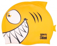 Detská plavecká čiapka BornToSwim Shark Junior Swim Cap