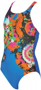 Dámske plavky Arena Palette Junior One Piece Pix Blue/Black Dámske plavky Arena Palette Junior One Piece Pix Blue/Black