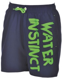 Chlapčenské plavky Arena Water Instinkt Boxer Junior Navy/Green