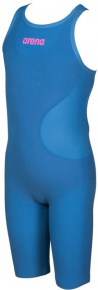 Dievčenské plavky na súťaže Arena Powerskin R-Evo One FBSLOB Junior Blue/Powder Pink Dievčenské plavky na súťaže Arena Powerskin R-Evo One FBSLOB Junior Blue/Powder Pink