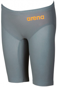 Chlapčenské plavky na súťaže Arena Powerskin R-Evo One Jammer Junior Grey/Bright Orange