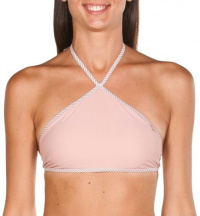 Horný diel plaviek Arena High Neck Top Rose