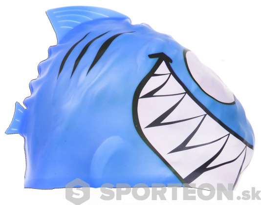 Detská plavecká čiapka BornToSwim Shark Junior Swim Cap