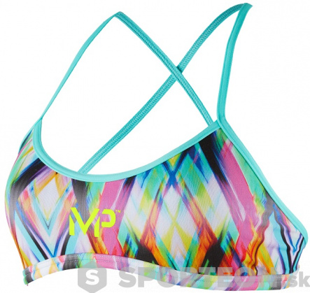 Dámske plavky Michael Phelps Candy Top Multicolor/Black