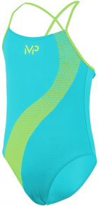 Dievčenské plavky Michael Phelps Lumy Girls Turquoise/Bright Yellow