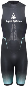 Aqua Sphere Aquaskin Shorty Men Black/Turquoise Aqua Sphere Aquaskin Shorty Men Black/Turquoise