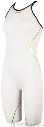 Dámske plavky na súťaže Finis Rival 2.0 Open Back Kneeskin White