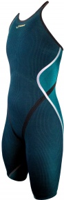 Dámske plavky na súťaže Finis Rival 2.0 Open Back Kneeskin Teal