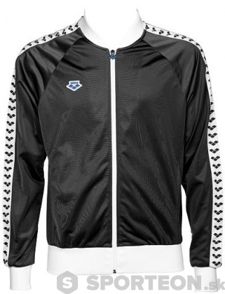 Pánska bunda Arena M Relax IV Team Jacket Black/White