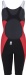 Dámske plavky na súťaže Aquafeel N2K Openback I-NOV Racing Black/Red