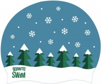 Plavecká čiapka BornToSwim Christmas Tree Cap