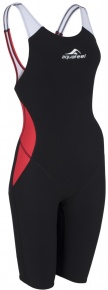 Dámske plavky na súťaže Aquafeel N2K Closedback I-NOV Racing Black/Red