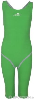 Dámske plavky na súťaže Aquafeel Neck To Knee Oxygen Racing Green