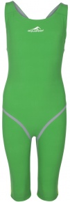Dámske plavky na súťaže Aquafeel Neck To Knee Oxygen Racing Green