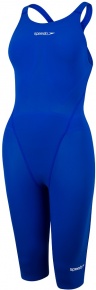 Speedo Fastskin LZR Racer Element Openback Kneeskin Beautiful Blue Speedo Fastskin LZR Racer Element Openback Kneeskin Beautiful Blue