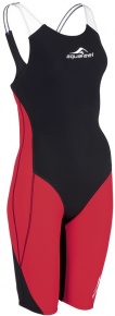 Dievčenské plavky na súťaže Aquafeel N2K Openback I-NOV Racing Girls Black/Red