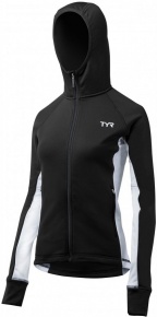 Dámska mikina Tyr Female Victory Warm-Up Jacket Black/White