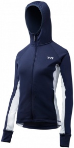 Tyr Female Victory Warm-Up Jacket Navy/White