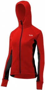 Dámska mikina Tyr Female Victory Warm-Up Jacket Red/Black