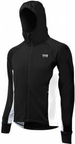 Mikina Tyr Male Victory Warm-Up Jacket Black/White
