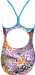 Dievčenské plavky Arena Crazy Light Drop One Piece Junior Turquoise/Multi