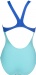 Dámske plavky Arena Essentials Swim Pro Back One Piece Mint/Neon Blue
