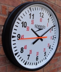 Swimaholic Dual Purpose Clock Cased Round 700mm Swimaholic Dual Purpose Clock Cased Round 700mm