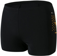 Pánske plavky Speedo Pocket Aquashort Black/Mango