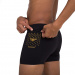 Pánske plavky Speedo Pocket Aquashort Black/Mango