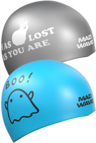 Plavecká čiapka Mad Wave Boo! Reversible Swim Cap