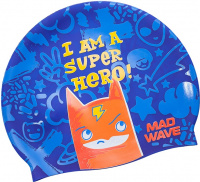 Detská plavecká čiapka Mad Wave Super Hero Swim Cap Junior