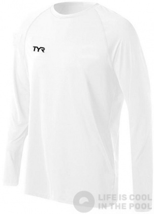 Tričko s dlhým rukávom Tyr Longsleeve T-Shirt White