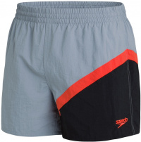 Speedo Colourblock 14 Watershort Shark Grey/Black/Volcanic Orange Speedo Colourblock 14 Watershort Shark Grey/Black/Volcanic Orange